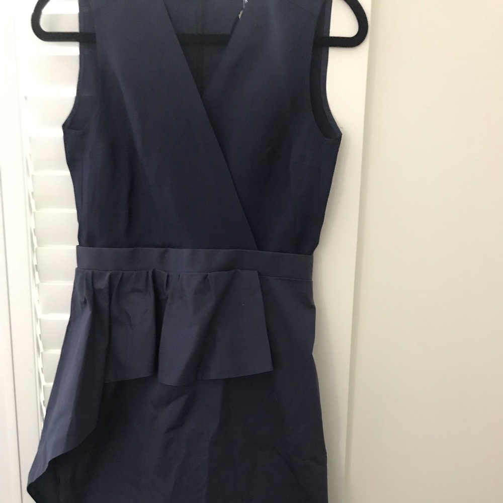 Carven navy cocktail dress